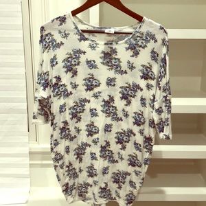 Agnes & Dora floral tunic top size S.